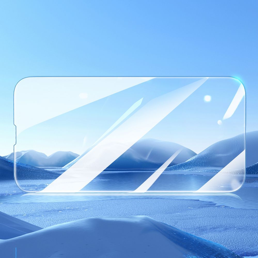 Aizsargstikls Joyroom Joyroom Easy Fit Full Screen tempered glass with mounting rack for iPhone 14 Plus (6.7 ") (JR-DH11)