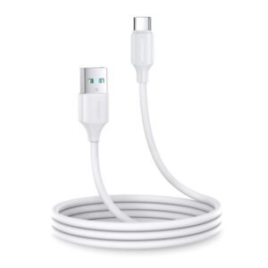 Kabelis Joyroom  Joyroom Long-Lasting Series A9 USB-A / USB-C 3A cable 1m - white 