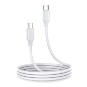 Kabelis Joyroom  Joyroom Long-Lasting Series A9 USB-C / USB-C PD QC cable 60W 3A 1m - white 