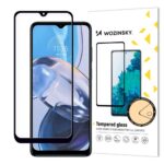 Защитное стекло Wozinsky  Wozinsky Full Glue tempered glass Motorola Moto E22i / E22 full screen with frame black (case friendly) 