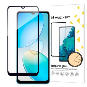 Apsauginiai stiklai Wozinsky  Wozinsky Full Glue Infinix Hot 12i Full Screen Tempered Glass with Frame black (case friendly) 