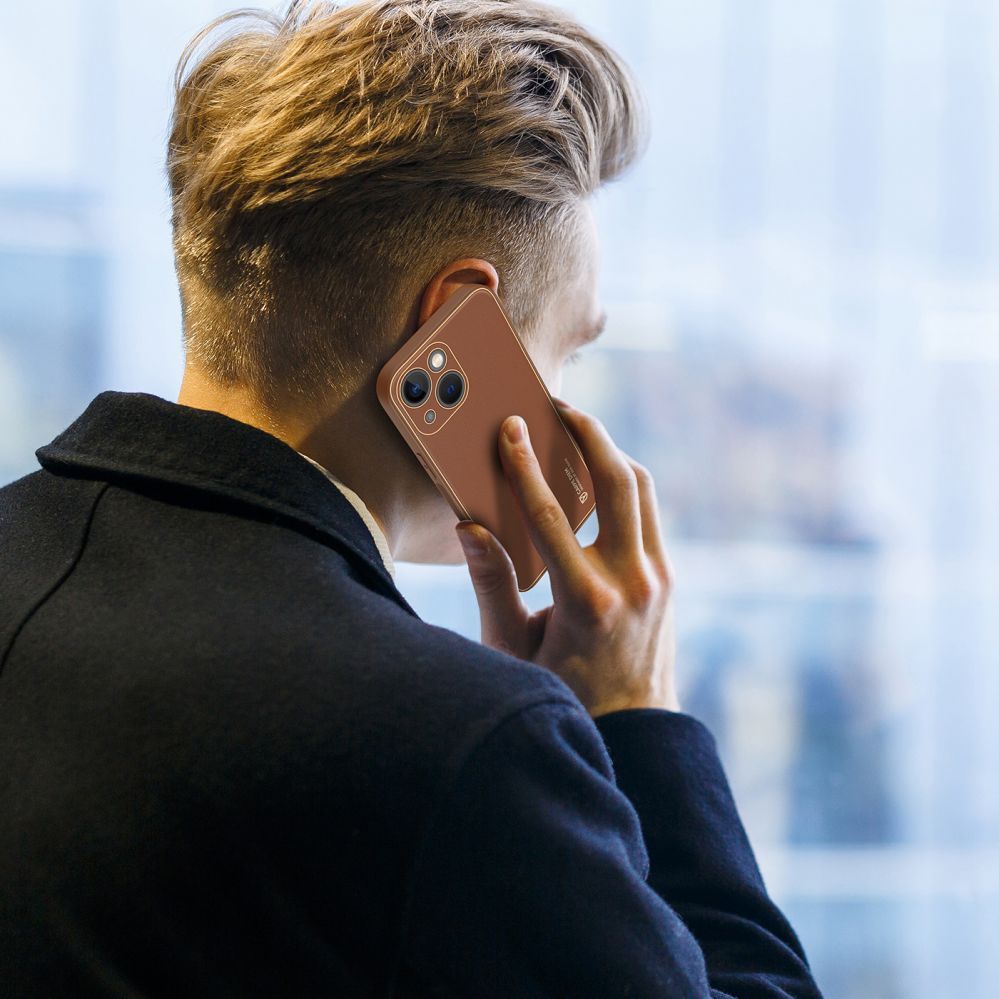 Aizmugurējais vāciņš Dux Ducis Dux Ducis Yolo Apple iPhone 14 Brown