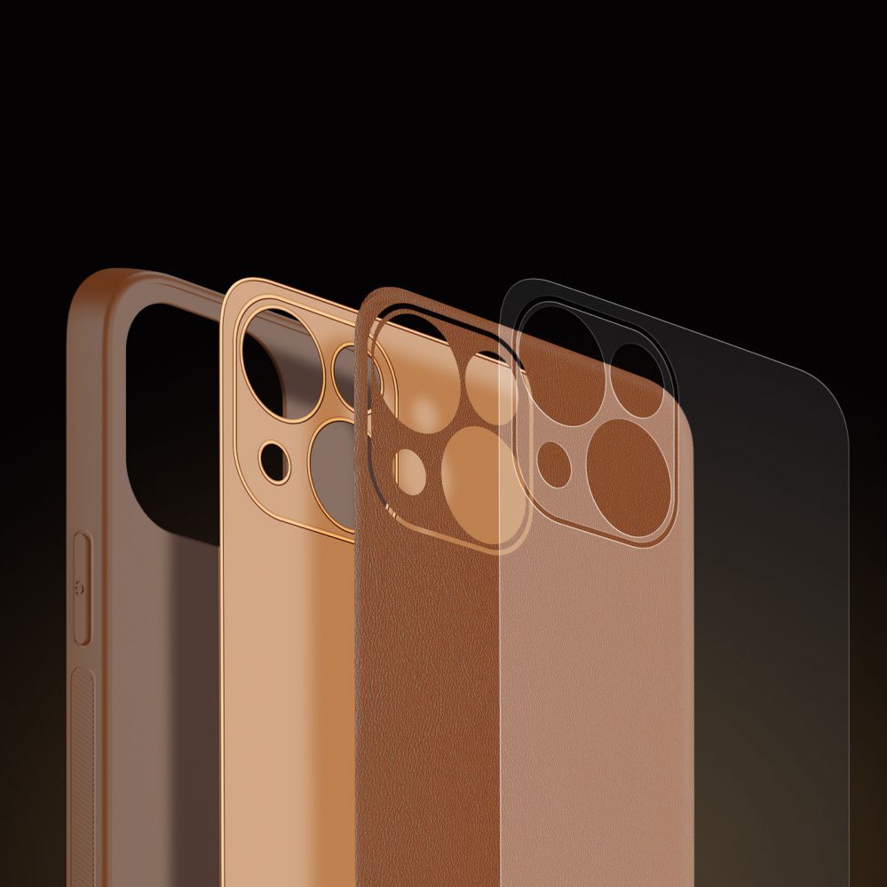 Aizmugurējais vāciņš Dux Ducis Dux Ducis Yolo Apple iPhone 14 Brown
