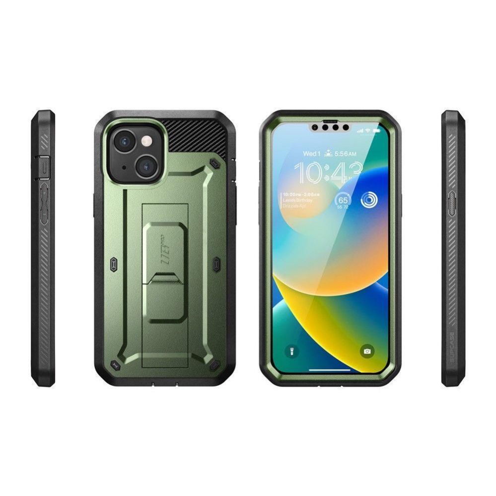 Aizmugurējais vāciņš Supcase Supcase Unicorn Beetle Pro iPhone 14 Plus Case - Green