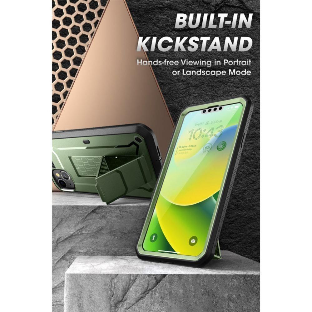 Aizmugurējais vāciņš Supcase Supcase Unicorn Beetle Pro iPhone 14 Plus Case - Green