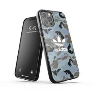 Aizmugurējais vāciņš Adidas  Adidas OR SnapCase Camo iPhone 12/12 Pro blue/black 43702 