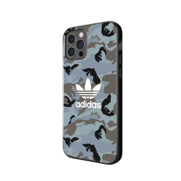 Back panel cover Adidas Adidas OR SnapCase Camo iPhone 12/12 Pro blue/black 43702