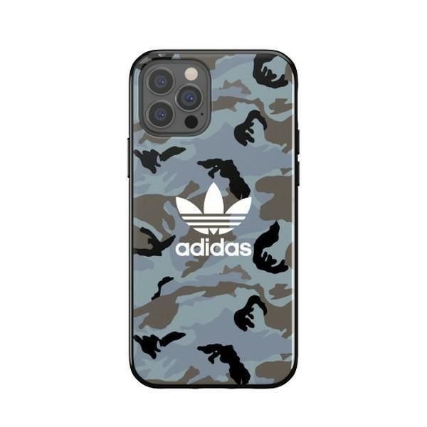 Back panel cover Adidas Adidas OR SnapCase Camo iPhone 12/12 Pro blue/black 43702