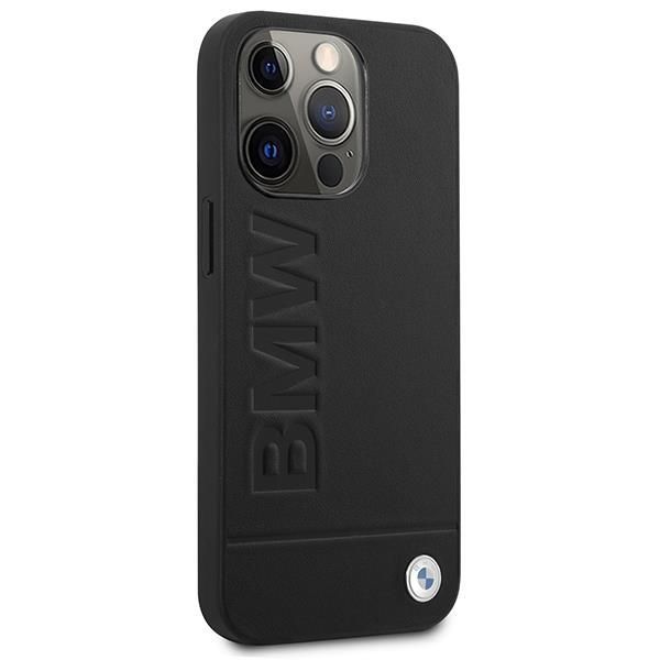 Tagakaaned BMW Etui BMW BMHMP14XSLLBK iPhone 14 Pro Max 6,7" czarny/black hardcase Signature Logo Imprint Magsafe