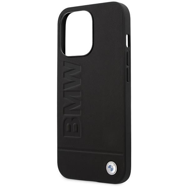 Tagakaaned BMW Etui BMW BMHMP14XSLLBK iPhone 14 Pro Max 6,7" czarny/black hardcase Signature Logo Imprint Magsafe