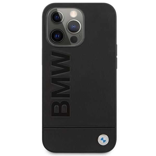 Tagakaaned BMW Etui BMW BMHMP14XSLLBK iPhone 14 Pro Max 6,7" czarny/black hardcase Signature Logo Imprint Magsafe