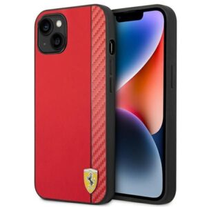 Aizmugurējais vāciņš Ferrari  Ferrari FEHCP14MAXRE iPhone 14 Plus 6.7" red/red hardcase Carbon