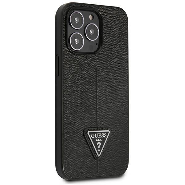 Tagakaaned Guess Guess GUHCP14LPSATLK iPhone 14 Pro 6.1" black/black hardcase SaffianoTriangle Logo