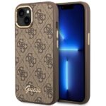 Nugarėlės dėklai Guess  Guess GUHCP14MHG4SHW iPhone 14 Plus 6.7 "brown / brown hard case 4G Vintage Gold Logo 