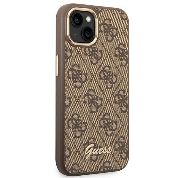 Tagakaaned Guess Guess GUHCP14MHG4SHW iPhone 14 Plus 6.7 "brown / brown hard case 4G Vintage Gold Logo