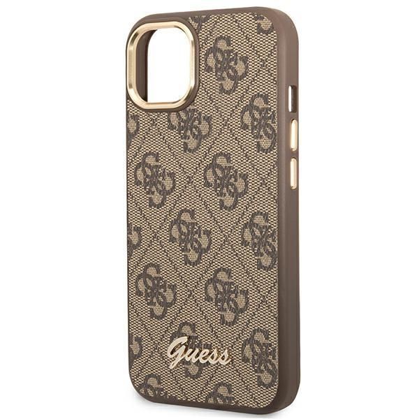 Tagakaaned Guess Guess GUHCP14MHG4SHW iPhone 14 Plus 6.7 "brown / brown hard case 4G Vintage Gold Logo