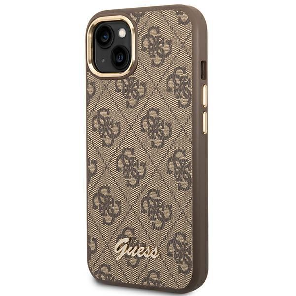 Tagakaaned Guess Guess GUHCP14MHG4SHW iPhone 14 Plus 6.7 "brown / brown hard case 4G Vintage Gold Logo