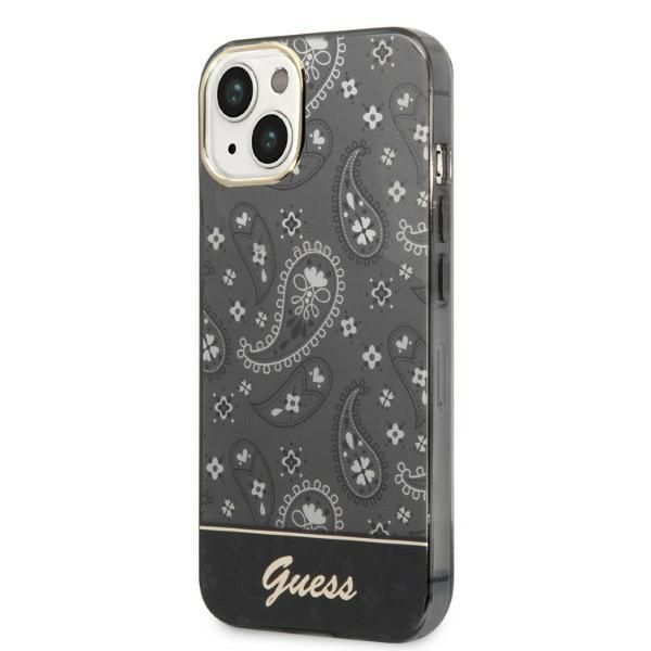 Tagakaaned Guess Guess GUHCP14MHGBNHK iPhone 14 Plus 6.7" black/black hardcase Bandana Paisley