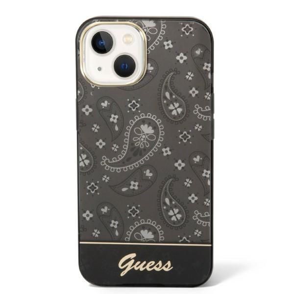 Tagakaaned Guess Guess GUHCP14MHGBNHK iPhone 14 Plus 6.7" black/black hardcase Bandana Paisley