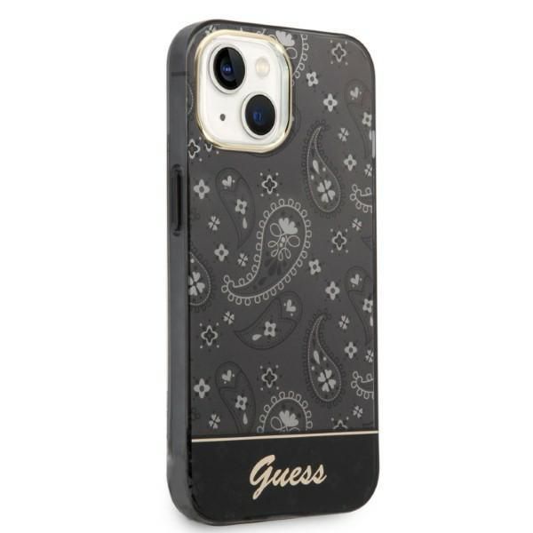Tagakaaned Guess Guess GUHCP14MHGBNHK iPhone 14 Plus 6.7" black/black hardcase Bandana Paisley