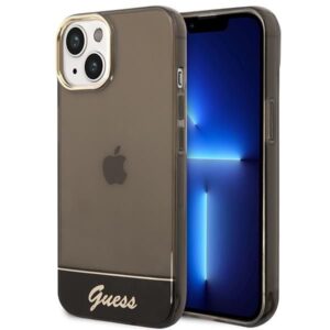 Aizmugurējais vāciņš Guess  Guess GUHCP14MHGCOK iPhone 14 Plus 6.7 "black / black hardcase Translucent