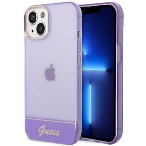 Aizmugurējais vāciņš Guess  Guess GUHCP14MHGCOU iPhone 14 Plus 6.7 "violet / purple hardcase Translucent
