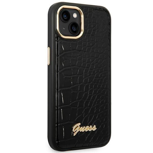 Tagakaaned Guess Guess GUHCP14MHGCRHK iPhone 14 Plus 6.7 "black / black hardcase Croco Collection
