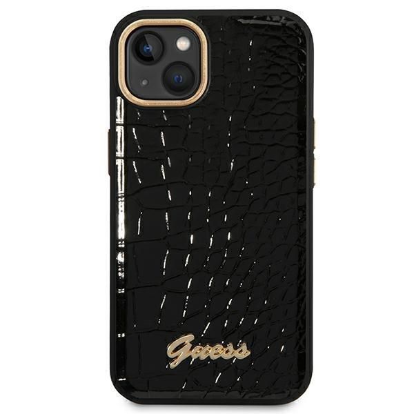 Tagakaaned Guess Guess GUHCP14MHGCRHK iPhone 14 Plus 6.7 "black / black hardcase Croco Collection