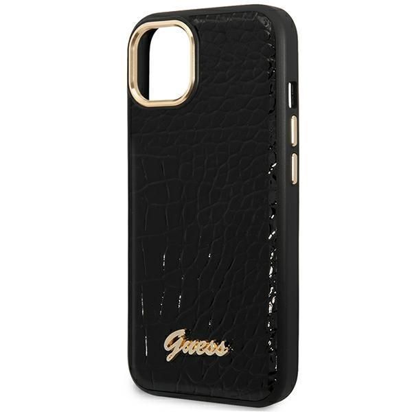 Tagakaaned Guess Guess GUHCP14MHGCRHK iPhone 14 Plus 6.7 "black / black hardcase Croco Collection