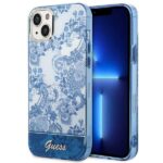 Aizmugurējais vāciņš Guess  Guess GUHCP14MHGPLHB iPhone 14 Plus 6.7" blue/blue hardcase Porcelain Collection 