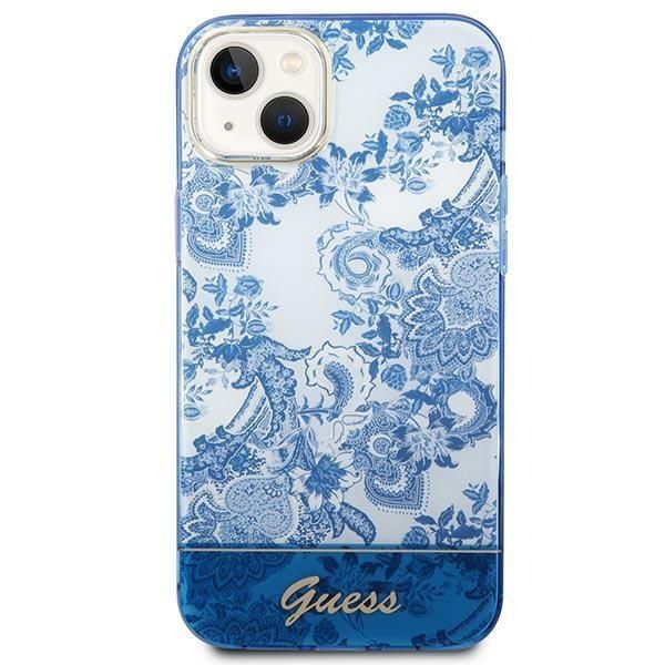 Tagakaaned Guess Guess GUHCP14MHGPLHB iPhone 14 Plus 6.7" blue/blue hardcase Porcelain Collection