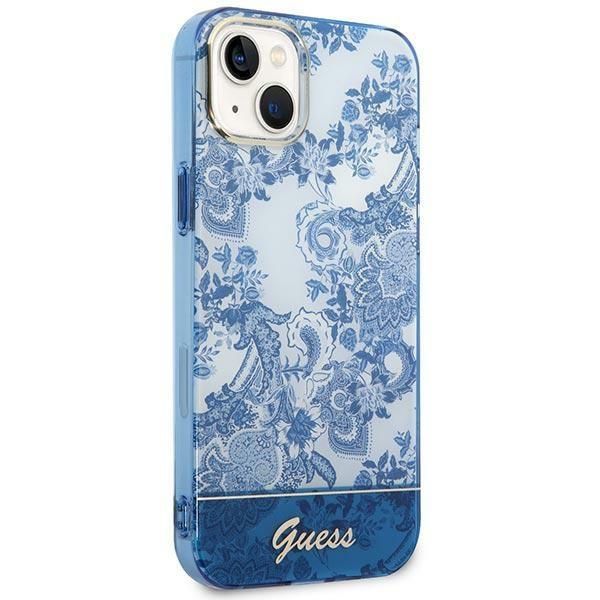 Tagakaaned Guess Guess GUHCP14MHGPLHB iPhone 14 Plus 6.7" blue/blue hardcase Porcelain Collection