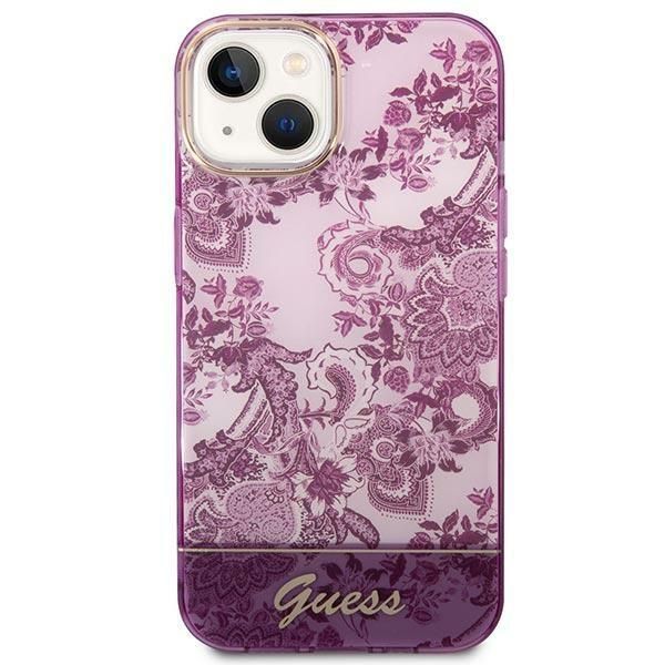 Tagakaaned Guess Guess GUHCP14MHGPLHF iPhone 14 Plus 6.7" fuchsia/fuschia hardcase Porcelain Collection