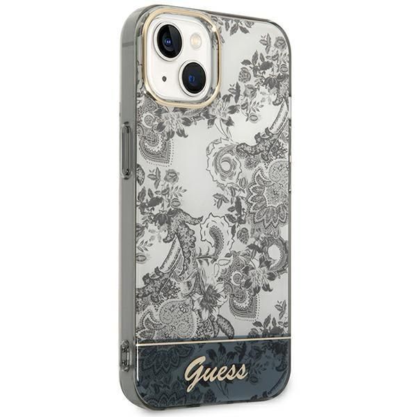 Tagakaaned Guess Guess GUHCP14MHGPLHG iPhone 14 Plus 6.7 "gray / gray hardcase Porcelain Collection