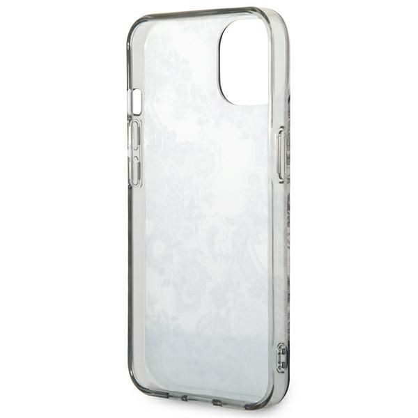 Tagakaaned Guess Guess GUHCP14MHGPLHG iPhone 14 Plus 6.7 "gray / gray hardcase Porcelain Collection