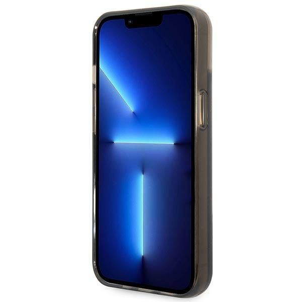 Tagakaaned Guess Guess GUHCP14MLFCTPK iPhone 14 Plus 6.7" black/black hardcase Liquid Glitter Palm Collection