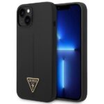 Aizmugurējais vāciņš Guess  Guess GUHCP14MSLTGK iPhone 14 Plus 6.7" black/black hardcase Silicone Triangle