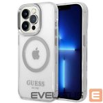 Чехол на заднюю панель Guess  Silver || Transparent 