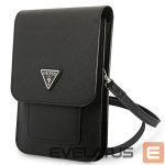 Case universal for sports Guess  Guess Handbag GUWBSATMBK black / black Saffiano Triangle 