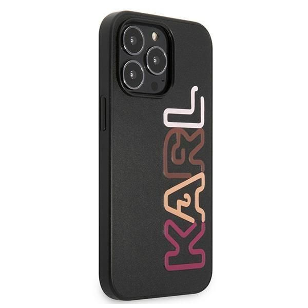 Aizmugurējais vāciņš Karl Lagerfeld Karl Lagerfeld KLHCP13LPCOBK iPhone 13 Pro / 13 6,1" czarny/black hardcase Multipink Brand