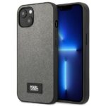 Aizmugurējais vāciņš Karl Lagerfeld  Karl Lagerfeld KLHCP13SSFMP2DG iPhone 13 mini 5,4 "hardcase silver / silver Saffiano Plaque 