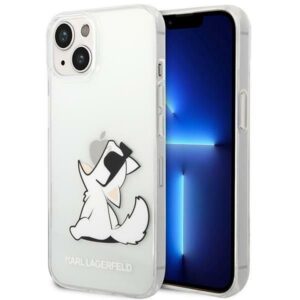 Aizmugurējais vāciņš Karl Lagerfeld  Karl Lagerfeld KLHCP14MCFNRC iPhone 14 Plus 6.7 "hardcase clear / transparent Choupette Fun 