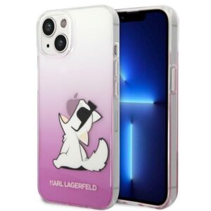 Aizmugurējais vāciņš Karl Lagerfeld  Karl Lagerfeld KLHCP14MCFNRCPI iPhone 14 Plus 6.7 "hardcase pink / pink Choupette Fun 