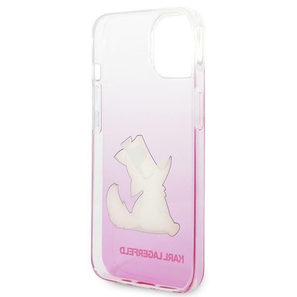 Back panel cover Karl Lagerfeld Karl Lagerfeld KLHCP14MCFNRCPI iPhone 14 Plus 6.7 "hardcase pink / pink Choupette Fun