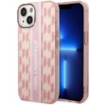 Aizmugurējais vāciņš Karl Lagerfeld  Karl Lagerfeld KLHCP14MHKLSPCP iPhone 14 Plus 6.7 "hardcase pink / pink Mono Vertical Stripe 