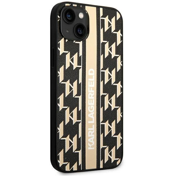Aizmugurējais vāciņš Karl Lagerfeld Karl Lagerfeld KLHCP14MPGKLSKW iPhone 14 Plus 6,7 "hardcase brown / brown Monogram Stripe