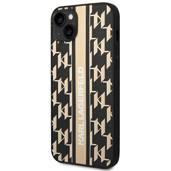 Aizmugurējais vāciņš Karl Lagerfeld Karl Lagerfeld KLHCP14MPGKLSKW iPhone 14 Plus 6,7 "hardcase brown / brown Monogram Stripe