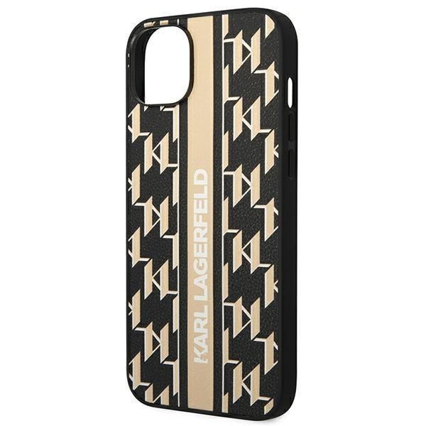 Aizmugurējais vāciņš Karl Lagerfeld Karl Lagerfeld KLHCP14MPGKLSKW iPhone 14 Plus 6,7 "hardcase brown / brown Monogram Stripe