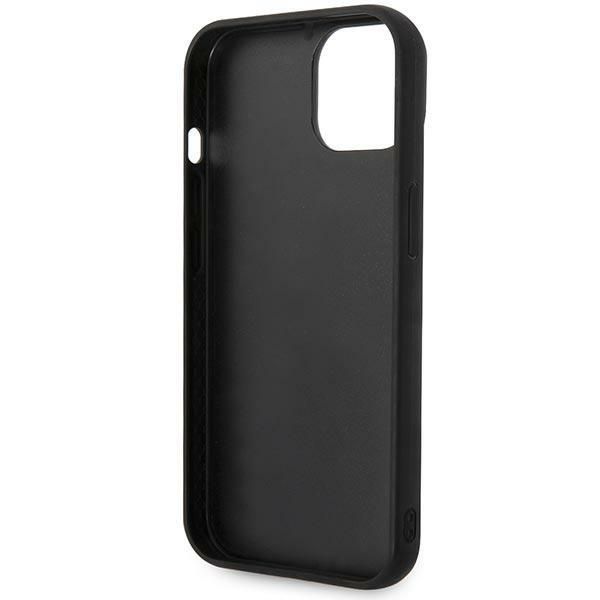 Back panel cover Karl Lagerfeld Karl Lagerfeld KLHCP14MPSQAK iPhone 14 Plus 6,7" hardcase czarny/black Puffy Elongated Logo