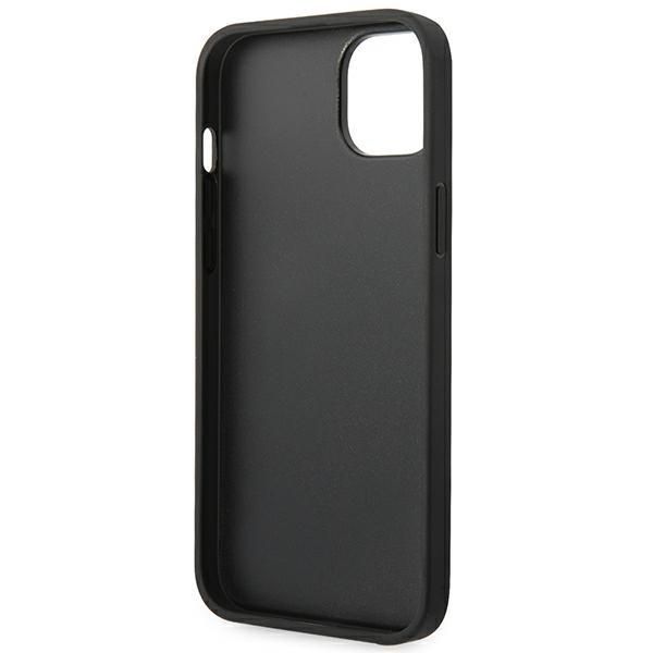 Back panel cover Karl Lagerfeld Karl Lagerfeld KLHCP14MSAKLHPK iPhone 14 Plus 6.7 "hardcase black / black Saffiano Mono Metal Logo